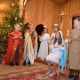 Jasełka wystawiane przez dzieci i młodzież pod kierownictwem ks. Adama