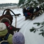 kulig scholi i ministrantów