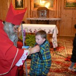 Spotkanie dzieci ze św. Mikołajem
