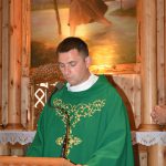 Przywitanie wikariusza ks. Rafała Arciszewskiego