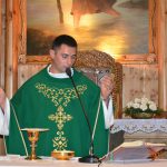 Przywitanie wikariusza ks. Rafała Arciszewskiego