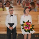 Przywitanie wikariusza ks. Rafała Arciszewskiego
