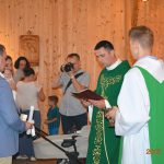 Przywitanie wikariusza ks. Rafała Arciszewskiego