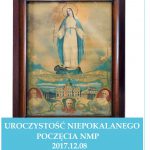 Uroczystość Niepokalanego Poczęcia NMP