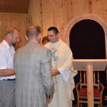 Podziękowanie ks. Rafałowi za posługę duszpasterską w parafii Św. Krzysztofa