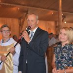 Podziękowanie ks. Rafałowi za posługę duszpasterską w parafii Św. Krzysztofa