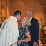 Podziękowanie ks. Rafałowi za posługę duszpasterską w parafii Św. Krzysztofa