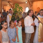 Podziękowanie ks. Rafałowi za posługę duszpasterską w parafii Św. Krzysztofa