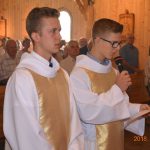 Podziękowanie ks. Rafałowi za posługę duszpasterską w parafii Św. Krzysztofa