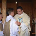 Podziękowanie ks. Rafałowi za posługę duszpasterską w parafii Św. Krzysztofa