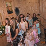 Podziękowanie ks. Rafałowi za posługę duszpasterską w parafii Św. Krzysztofa