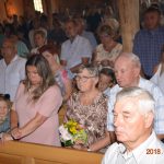 Podziękowanie ks. Rafałowi za posługę duszpasterską w parafii Św. Krzysztofa