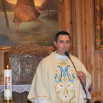 Podziękowanie ks. Rafałowi za posługę duszpasterską w parafii Św. Krzysztofa
