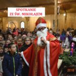 Poświęcenie medalików dzieciom klas III SP, Spotkanie ze Św. Mikołajem