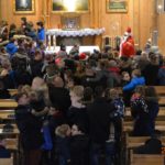 Poświęcenie medalików dzieciom klas III SP, Spotkanie ze Św. Mikołajem