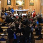 Poświęcenie medalików dzieciom klas III SP, Spotkanie ze Św. Mikołajem