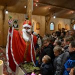 Poświęcenie medalików dzieciom klas III SP, Spotkanie ze Św. Mikołajem