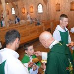 Msza św. celebrowana przez Ks. Biskupa z Nicei