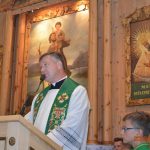 Podziękowanie ks. Danielowi za posługę duszpasterską w parafii św. Krzysztofa