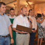 Podziękowanie ks. Danielowi za posługę duszpasterską w parafii św. Krzysztofa