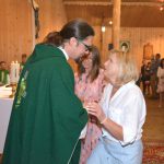 Podziękowanie ks. Danielowi za posługę duszpasterską w parafii św. Krzysztofa