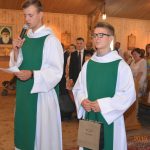 Podziękowanie ks. Danielowi za posługę duszpasterską w parafii św. Krzysztofa