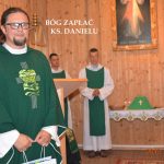 Podziękowanie ks. Danielowi za posługę duszpasterską w parafii św. Krzysztofa