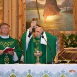 Przywitanie ks .Adama Turlińskigo w parafii pw. Św. Krzysztofa