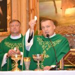 Przywitanie ks .Adama Turlińskigo w parafii pw. Św. Krzysztofa
