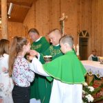 Przywitanie ks .Adama Turlińskigo w parafii pw. Św. Krzysztofa