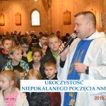 Uroczystość Niepokolanego Poczęcia NMP _Poświęcenie medalików dzieci przygotowujących się do I Komunii Św._Spotkanie ze św. Mikołajem