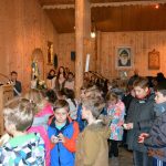 Uroczystość Niepokolanego Poczęcia NMP _Poświęcenie medalików dzieci przygotowujących się do I Komunii Św._Spotkanie ze św. Mikołajem
