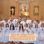Msza św. dziękczynna dzieci uczestniczących w I Komunii Świętej