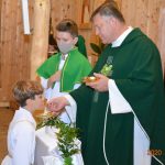 Msza św. dziękczynna dzieci uczestniczących w I Komunii Świętej