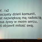 Msza św. dziękczynna dzieci uczestniczących w I Komunii Świętej