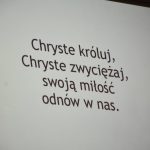 2020.11.22 – Uroczystość Chrystusa Króla Wszechświata, Podziękowanie ks. Adamowi za posługę duszpasterską w naszej parafii.