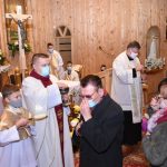 2020.11.22 – Uroczystość Chrystusa Króla Wszechświata, Podziękowanie ks. Adamowi za posługę duszpasterską w naszej parafii.