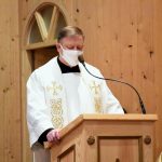 2020.11.22 – Uroczystość Chrystusa Króla Wszechświata, Podziękowanie ks. Adamowi za posługę duszpasterską w naszej parafii.