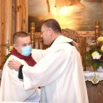 2020.11.22 – Uroczystość Chrystusa Króla Wszechświata, Podziękowanie ks. Adamowi za posługę duszpasterską w naszej parafii.