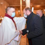 2020.11.22 – Uroczystość Chrystusa Króla Wszechświata, Podziękowanie ks. Adamowi za posługę duszpasterską w naszej parafii.