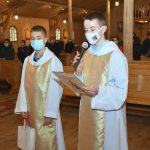 2020.11.22 – Uroczystość Chrystusa Króla Wszechświata, Podziękowanie ks. Adamowi za posługę duszpasterską w naszej parafii.
