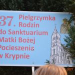 37 Piesza Pielgrzymka Rodzin do Sanktuarium MB Pocieszenia w Krypnie