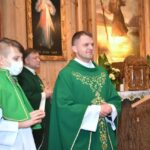 Podziękowanie ks. Andrzejowi za posługę kapłańską w naszej parafii