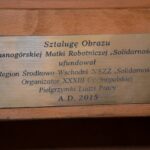 Peregrynacja Ikony MB Częstochowskiej – Patronki Robotników i Solidarności oraz Relikwii bł. ks. J. Popiełuszko